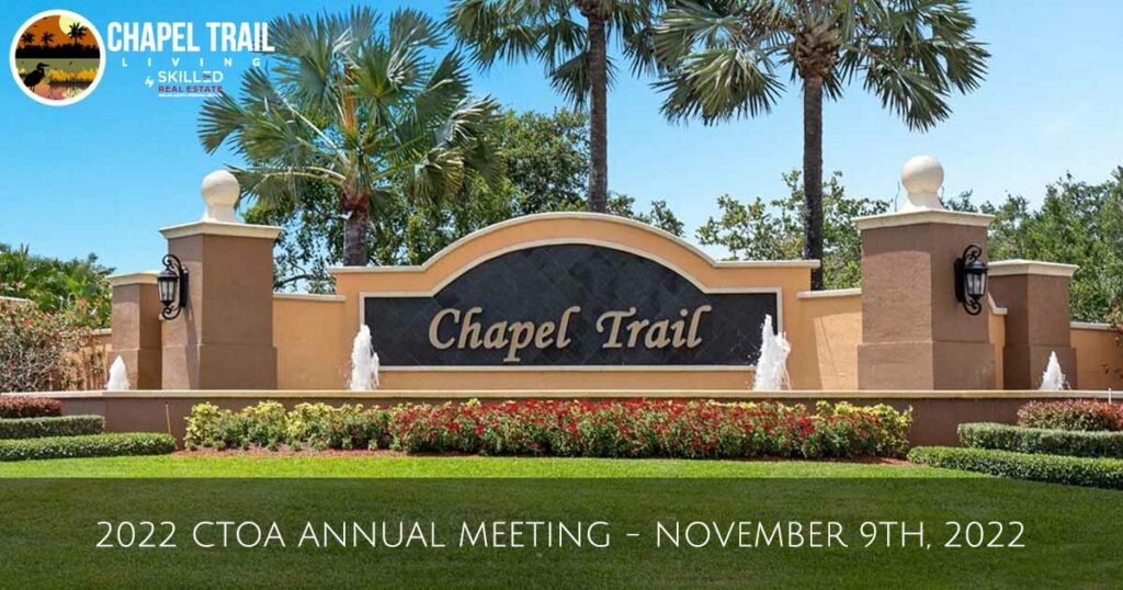 Chapel Trail 2022 Annual Meeting